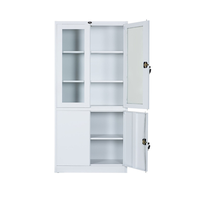 Waterproof Glass Door Filing Cabinet Metal Cabinet Storage For Office