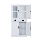 0.6mm Frosted Glass File Cabinet With 2 Drawers