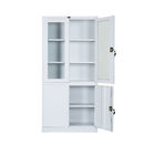 Clothes Storage Steel Lockable Glass Door Filing Cabinet