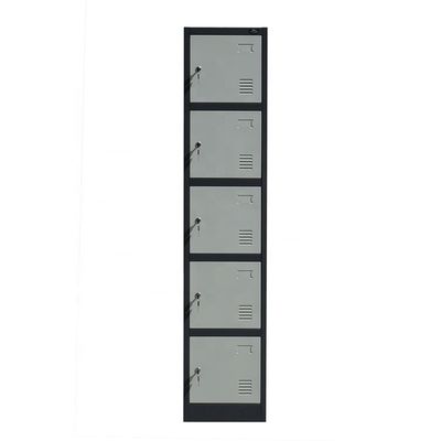 Black White Easy  Installation Multiple Door Steel Locker Cabinet