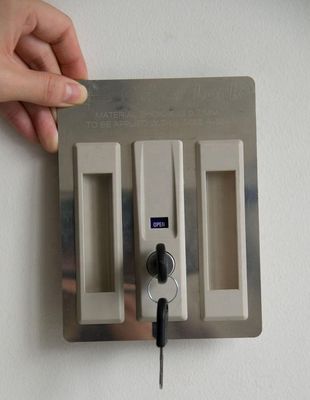 High Security Metal Cupboard plastic sliding door  Cyber Lock
