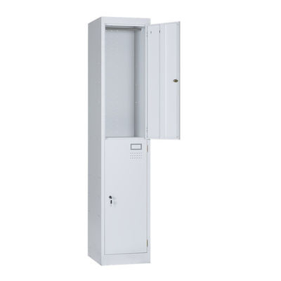 Two Doors  0.5mm Cold Rolled Steel Metal Wall Locker