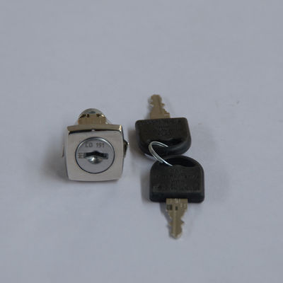 Plastic Key Cap Chrome plating  Black Metal Cabinet Locks