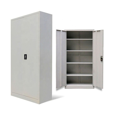 Dormitory Knock Down Metal Cabinets Stainless Double Doors Storage