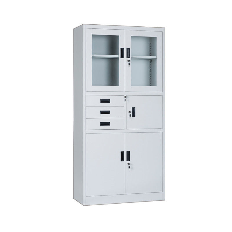 KD Office Three Drawer Metal File Cabinet With Safe Box
