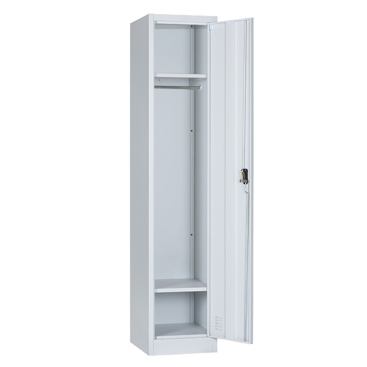 Metal Ventilated Lockers With Single Door Steel Storage Cabinets