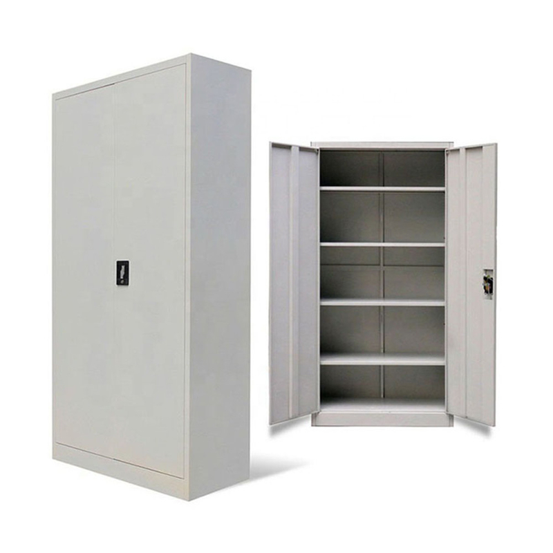 Dormitory Knock Down Metal Cabinets Stainless Double Doors Storage